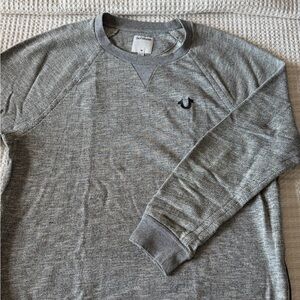True Religion Gray Long Sleeve Tee